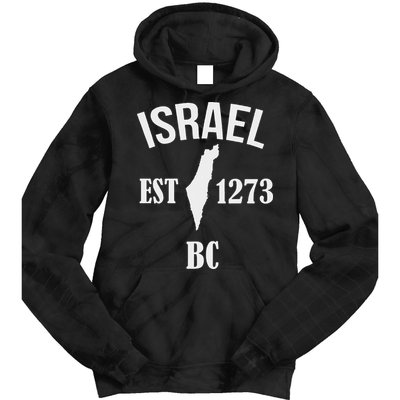 Israel Est 1273 Bc Tie Dye Hoodie
