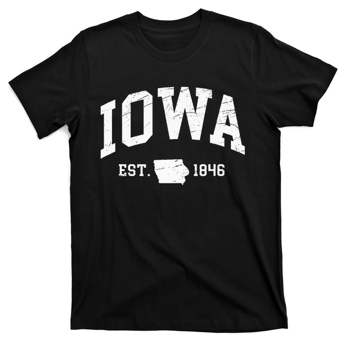 Iowa Est. 1846 Distressed Worn Design Classic T-Shirt