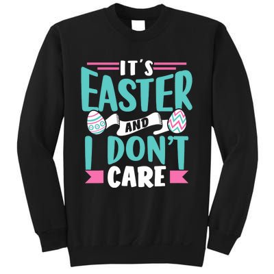 It's Easter And I Don't Care Sayings Egg Happy Bunny Sweatshirt