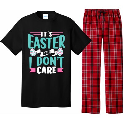 It's Easter And I Don't Care Sayings Egg Happy Bunny Pajama Set