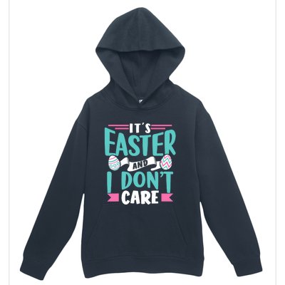 It's Easter And I Don't Care Sayings Egg Happy Bunny Urban Pullover Hoodie