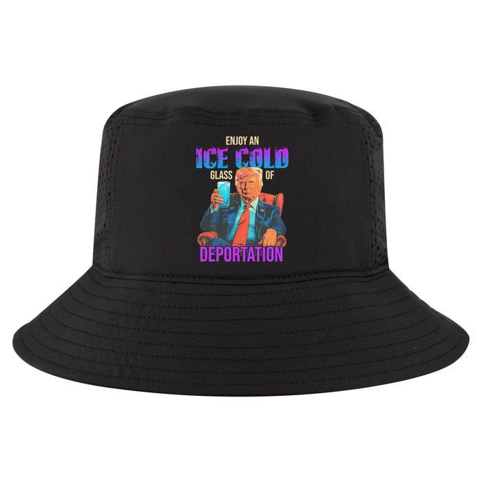 ICE Enjoy An Ice Cold Glass Of Deportation Cool Comfort Performance Bucket Hat