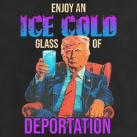 ICE Enjoy An Ice Cold Glass Of Deportation Cool Comfort Performance Bucket Hat