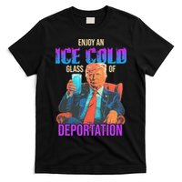 ICE Enjoy An Ice Cold Glass Of Deportation T-Shirt