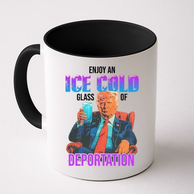 ICE Enjoy An Ice Cold Glass Of Deportation Mug