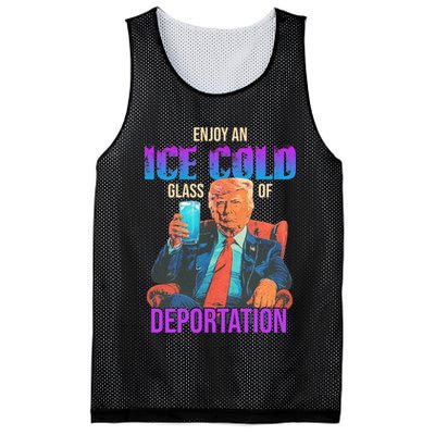 ICE Enjoy An Ice Cold Glass Of Deportation Mesh Reversible Basketball Jersey Tank