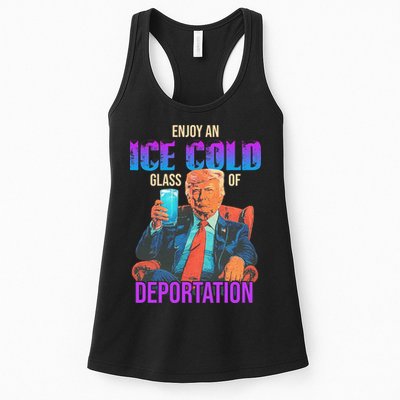 ICE Enjoy An Ice Cold Glass Of Deportation Womens Tank Top