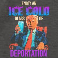 ICE Enjoy An Ice Cold Glass Of Deportation Vector Backpack