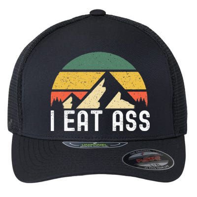 I Eat Ass Flexfit Unipanel Trucker Cap