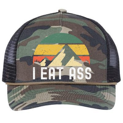 I Eat Ass Retro Rope Trucker Hat Cap