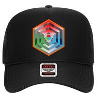 Ingress Echo Anomaly High Crown Mesh Back Trucker Hat