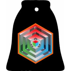 Ingress Echo Anomaly Ceramic Bell Ornament