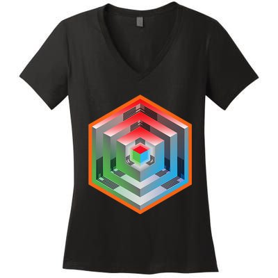 Ingress Echo Anomaly Women's V-Neck T-Shirt