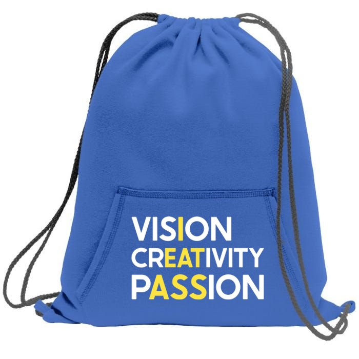 I Eat Ass Vision Creativity Passion Secret Message Gift Cool Gift Sweatshirt Cinch Pack Bag