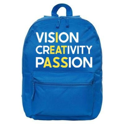 I Eat Ass Vision Creativity Passion Secret Message Gift Cool Gift 16 in Basic Backpack