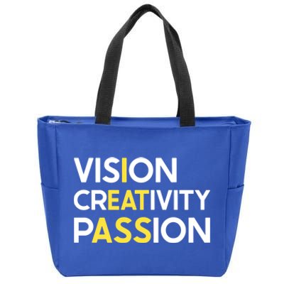 I Eat Ass Vision Creativity Passion Secret Message Gift Cool Gift Zip Tote Bag