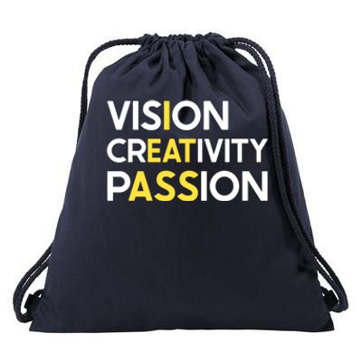 I Eat Ass Vision Creativity Passion Secret Message Gift Cool Gift Drawstring Bag