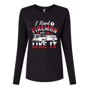 I Ed A Fire And I Like It Firefighter Friend Gift Womens Cotton Relaxed Long Sleeve T-Shirt