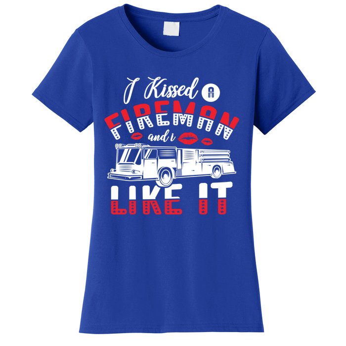 I Ed A Fire And I Like It Firefighter Friend Gift Women's T-Shirt