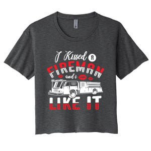 I Ed A Fire And I Like It Firefighter Friend Gift Women's Crop Top Tee