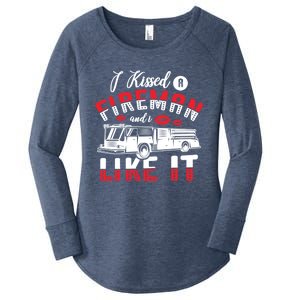 I Ed A Fire And I Like It Firefighter Friend Gift Women's Perfect Tri Tunic Long Sleeve Shirt