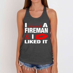 I Ed A Fire Funny Firefighters Friend Wife Gift Great Gift Women's Knotted Racerback Tank