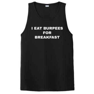 I Eat Burpees For Breakfast Gift PosiCharge Competitor Tank