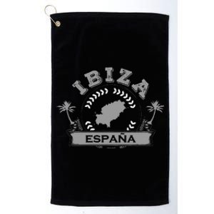 Ibiza Espana Beach Palm Tree Party Destination Gift Platinum Collection Golf Towel