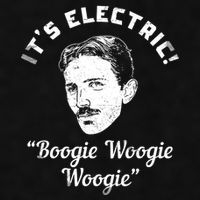 Its Electric Boogie Woogie Woogie Funny Ladies PosiCharge Tri-Blend Wicking Tank