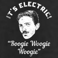 Its Electric Boogie Woogie Woogie Funny 7 Panel Mesh Trucker Snapback Hat