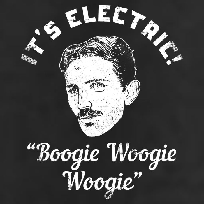 Its Electric Boogie Woogie Woogie Funny 7 Panel Mesh Trucker Snapback Hat