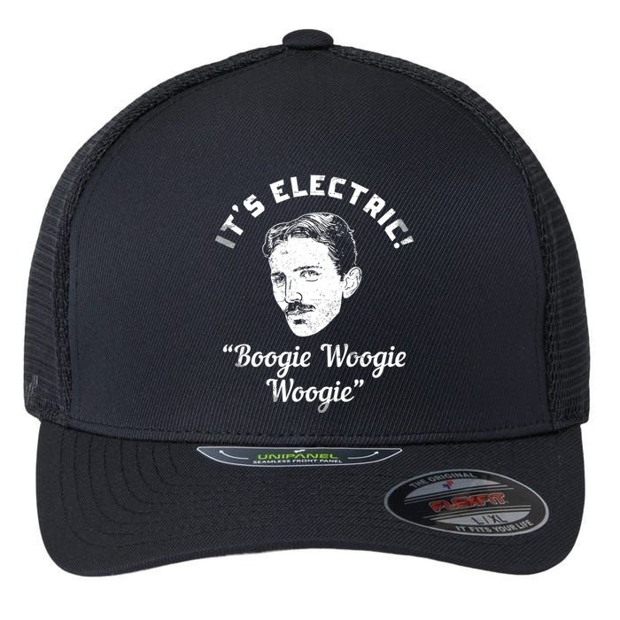 Its Electric Boogie Woogie Woogie Funny Flexfit Unipanel Trucker Cap