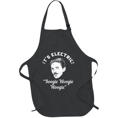 Its Electric Boogie Woogie Woogie Funny Full-Length Apron With Pockets