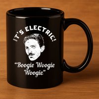 Its Electric Boogie Woogie Woogie Funny 11oz C Handle Ceramic Mug