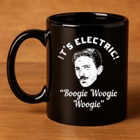 Its Electric Boogie Woogie Woogie Funny 11oz C Handle Ceramic Mug
