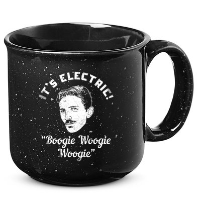Its Electric Boogie Woogie Woogie Funny 15oz Campfire Ceramic Mug