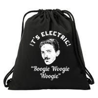 Its Electric Boogie Woogie Woogie Funny Drawstring Bag