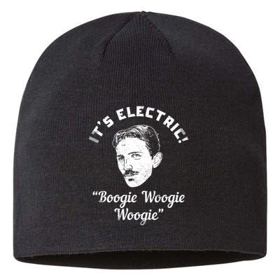 Its Electric Boogie Woogie Woogie Funny Sustainable Beanie