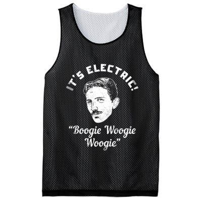 Its Electric Boogie Woogie Woogie Funny Mesh Reversible Basketball Jersey Tank