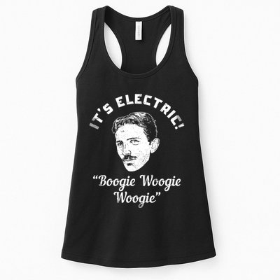 Its Electric Boogie Woogie Woogie Funny Womens Tank Top