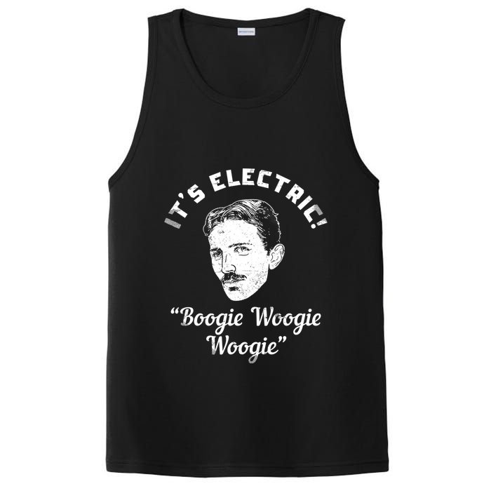 Its Electric Boogie Woogie Woogie Funny PosiCharge Competitor Tank