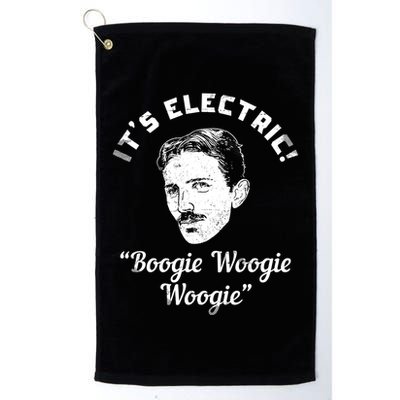 Its Electric Boogie Woogie Woogie Funny Golf Towel