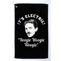 Its Electric Boogie Woogie Woogie Funny Golf Towel
