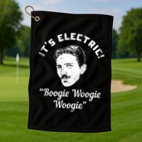 Its Electric Boogie Woogie Woogie Funny Golf Towel