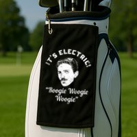 Its Electric Boogie Woogie Woogie Funny Golf Towel