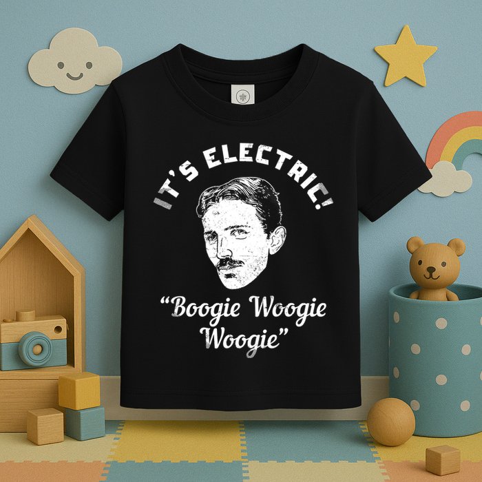 Its Electric Boogie Woogie Woogie Funny Toddler T-Shirt