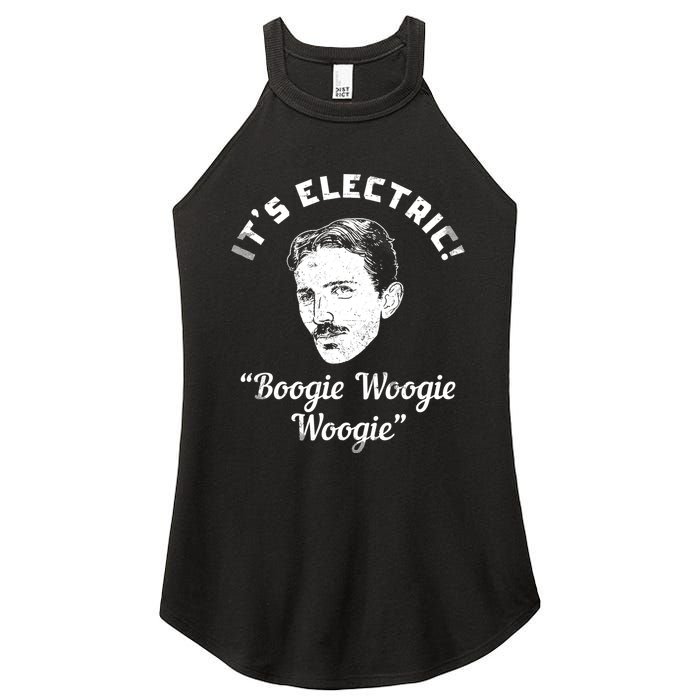Its Electric Boogie Woogie Woogie Funny Women's Perfect Tri Rocker Tank