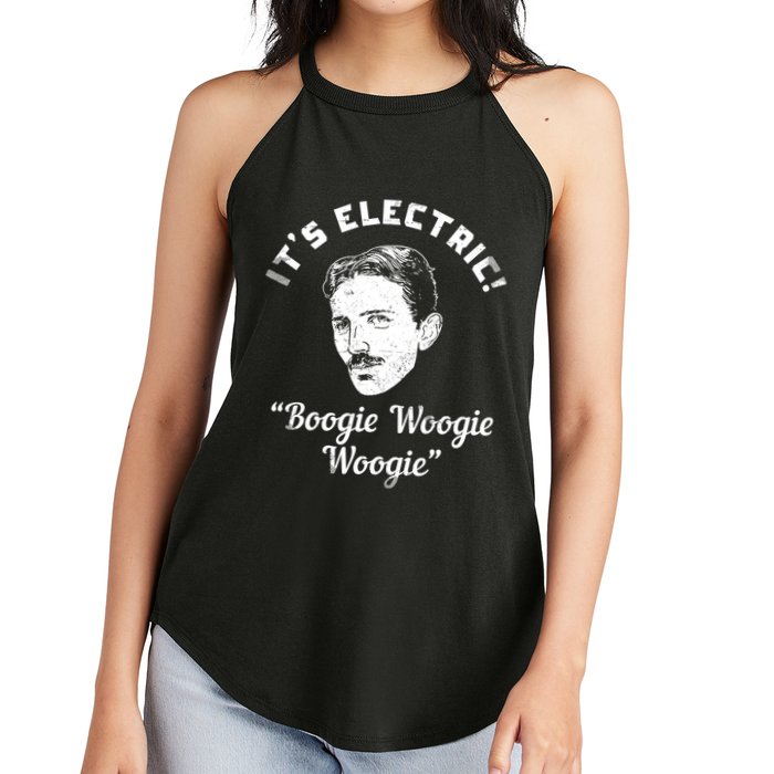 Its Electric Boogie Woogie Woogie Funny Women's Perfect Tri Rocker Tank