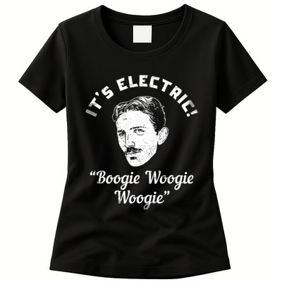 Its Electric Boogie Woogie Woogie Funny Womens T-Shirt