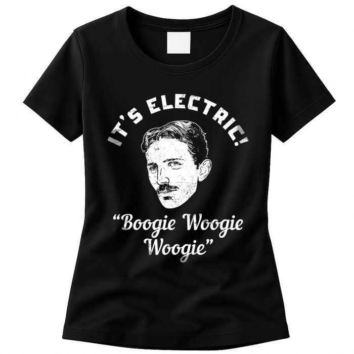 Its Electric Boogie Woogie Woogie Funny Womens T-Shirt